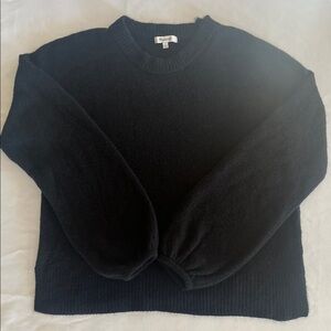 Madewell Women’s Black Crewneck Sweater